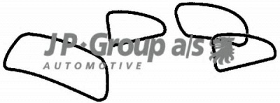 JP GROUP 8186200510 -  Прокладка, боковое стекло